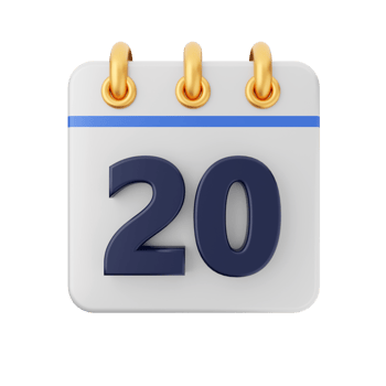 3d calendar icon illustration png