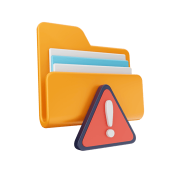 3d folder icon file illustration png
