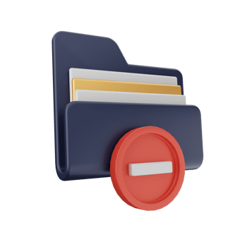 3d folder icon png