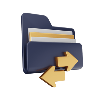 3d folder icon png