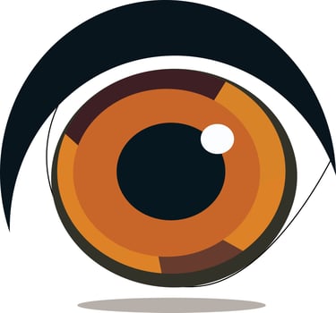 eyes iris eyelid free vector icon