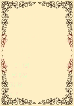 luxury classic frame vector line art ink design