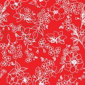 Floral seamless background Decorative flower pattern Floral seamless texture with flowers vector