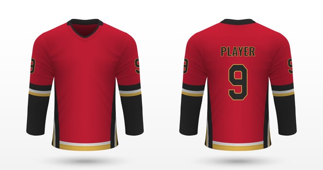 Realistic sport shirt vector