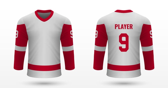 Realistic sport shirt vector