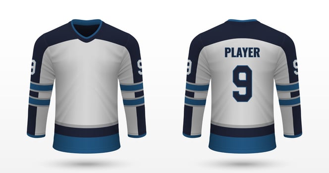 Realistic sport shirt vector