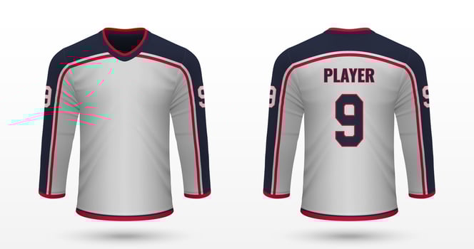Realistic sport shirt vector
