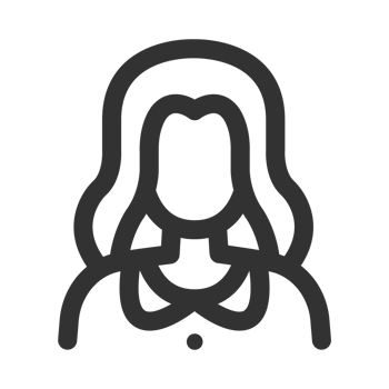 Curly Hair Woman avatar icon png