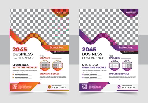 Corporate  Flyer Design template vector