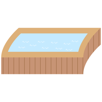 Wooden Hot tub Swimming Pool Summer Swim Area Collection png
