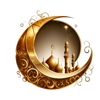 Islamic Ramadan Kareem 3d Golden Mosque png