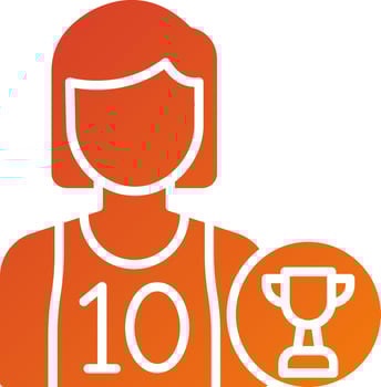 Champion Male Icon Style vector