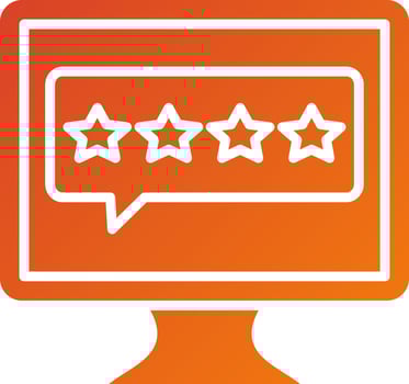 Online Rating Icon Style vector