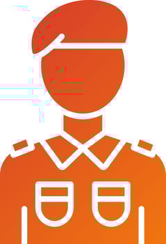 Soldier Icon Style vector