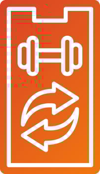 Data Synchronization Icon Style vector