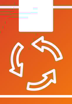 Recyclable Materials Icon Style vector