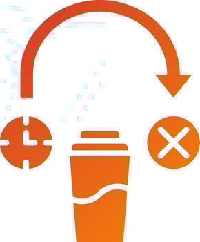 End Of Life Disposal Icon Style vector