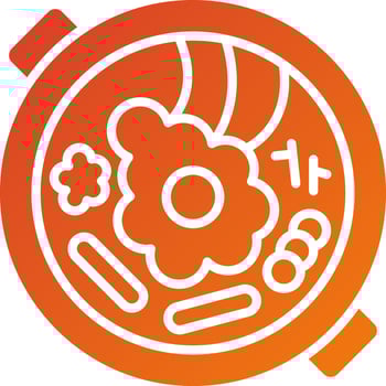 Bibimbap Icon Style vector