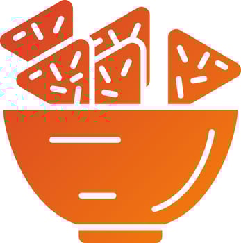 Nachos Icon Style vector