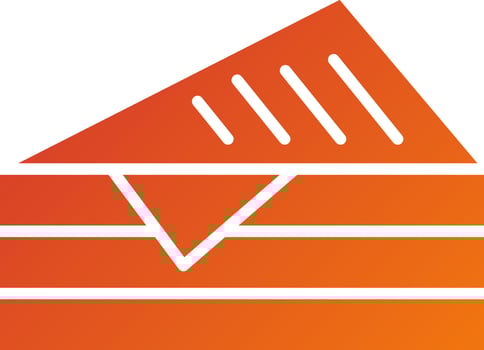 Cheese Bread Icon Style vector