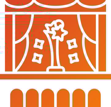 Award Show Icon Style vector