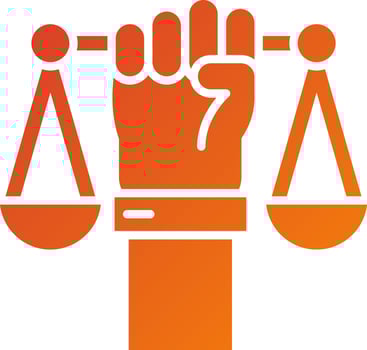 Civil Law Icon Style vector