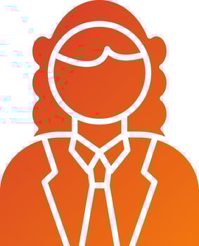 Judge Male Icon Style vector