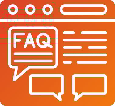 FAQ Icon Style vector