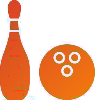 Bowling Icon Style vector