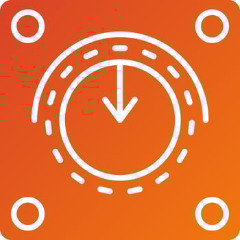 Dimmer Switch Icon Style vector