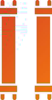 Fluorescent Lamp Icon Style vector
