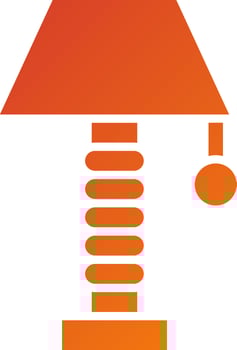 Neon Lamp Icon Style vector