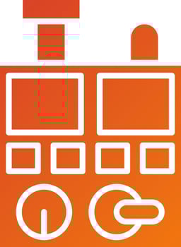 Gas Fume Chamber Icon Style vector