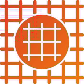 Wire Gauze Icon Style vector