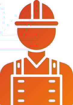 Architect Male Icon Style vector