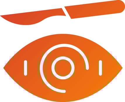 Eye Surgery Icon Style vector