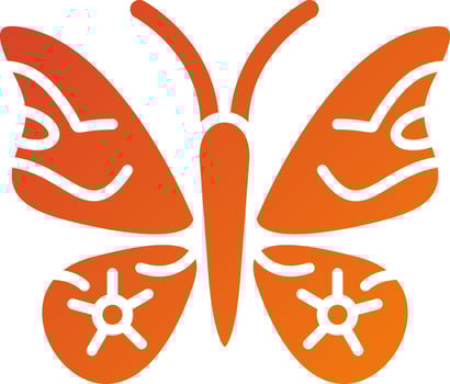 Butterfly Icon Style vector