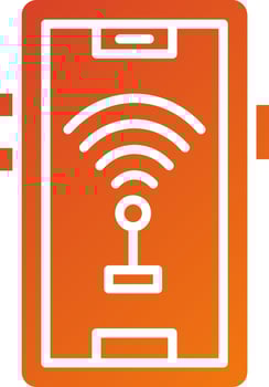 Wifi Tethering Icon Style vector