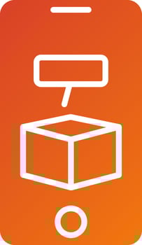 Augmented Reality Icon Style vector