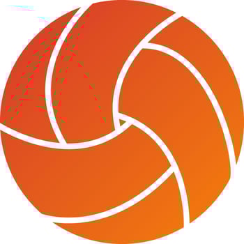 Beach Volleyball Icon Style vector