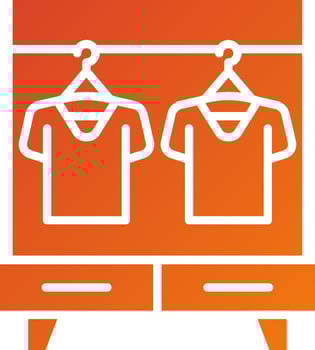 Clothing Rack Icon Style vector