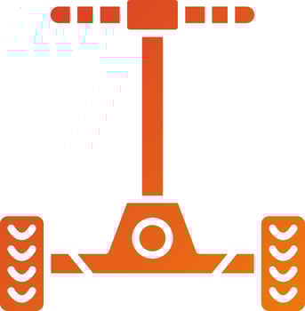 Hoverboard Icon Style vector
