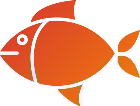 Fish Icon Style vector