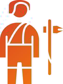 Caveman Icon Style vector