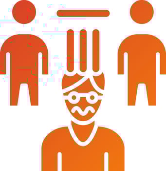 Avoidant Personality Disorder Icon Style vector