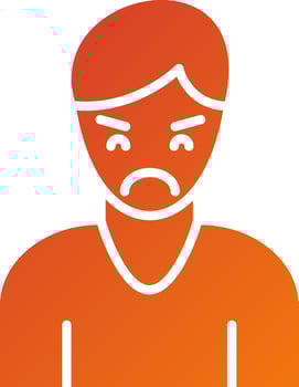 Aggression Icon Style vector