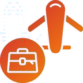 Business Travel Icon Style vector
