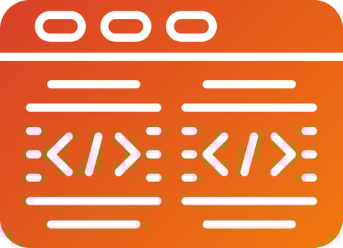 Code Icon Style vector