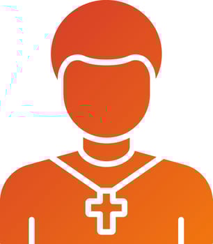 Priest Icon Style vector