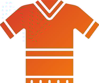 Rugby Shirt Icon Style vector